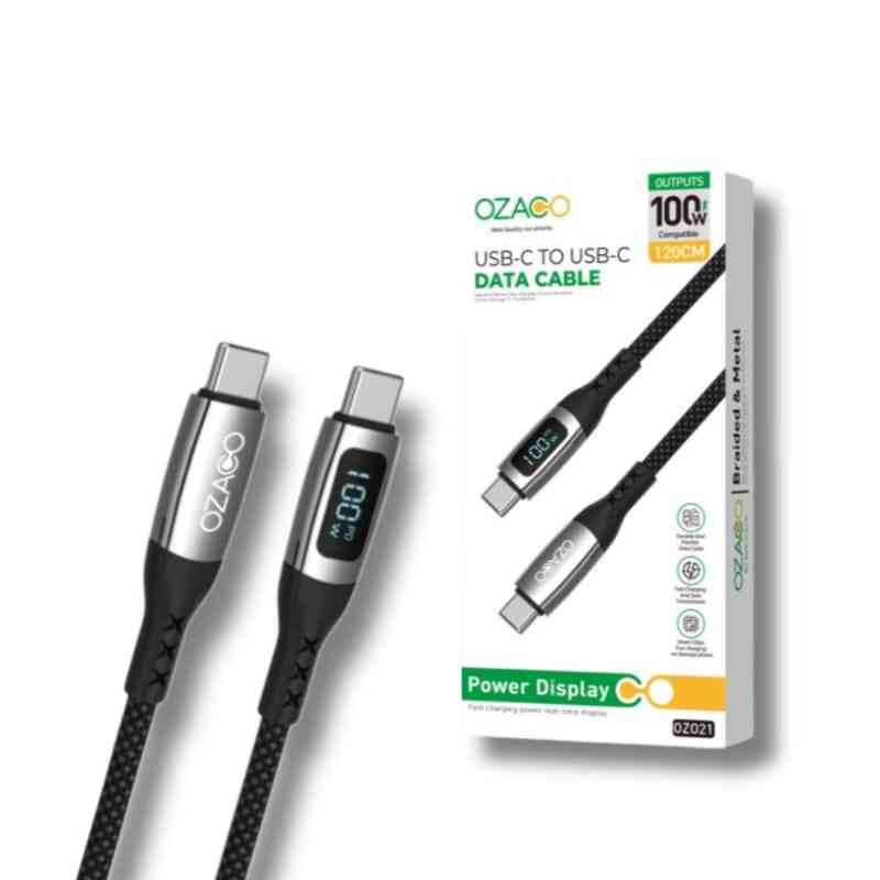 OZACO Type-C to Type-C Power Display Cable